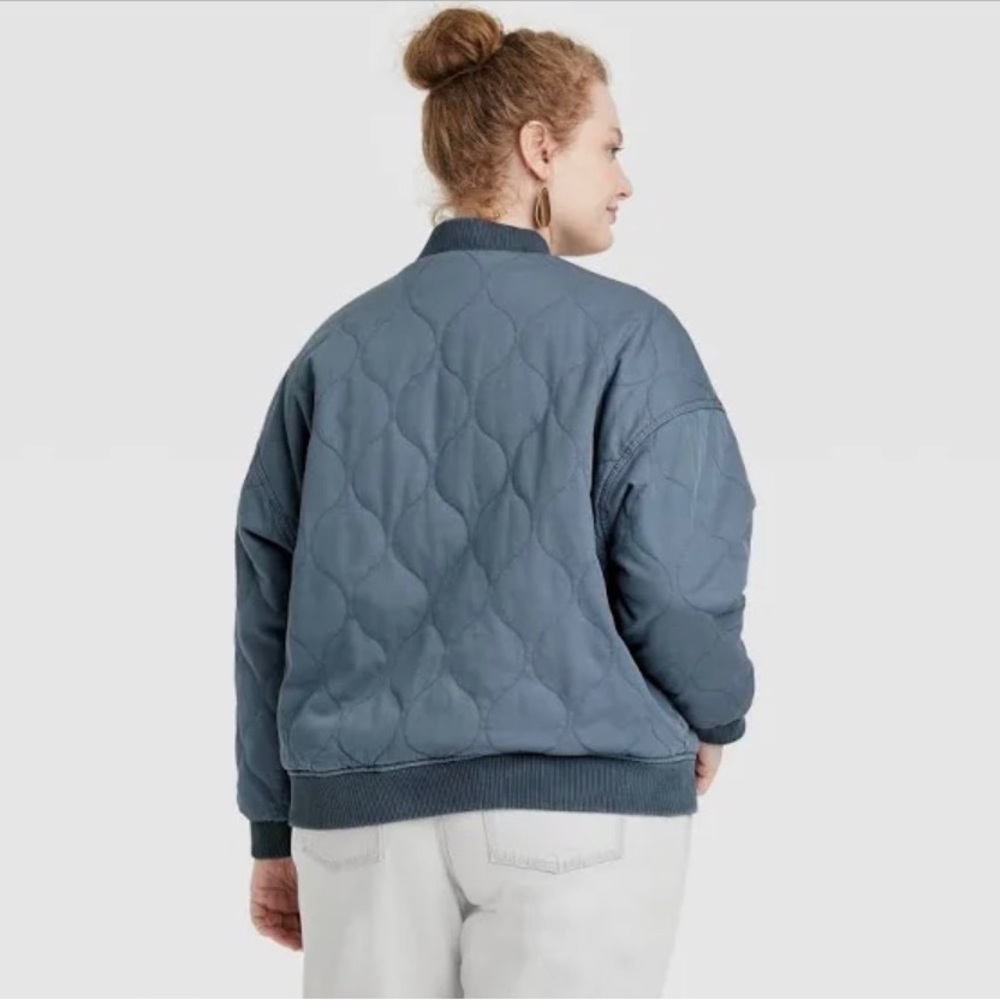 Universal Thread Quilted Bomber Jacket - Picture 8 of 8